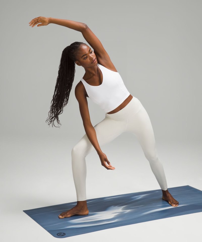 Lululemon The Mat 3mm *Made With FSC™ Certified Rubber Soft Denim / Pastel Blue / White / Pastel Blue Online Outlet Sale