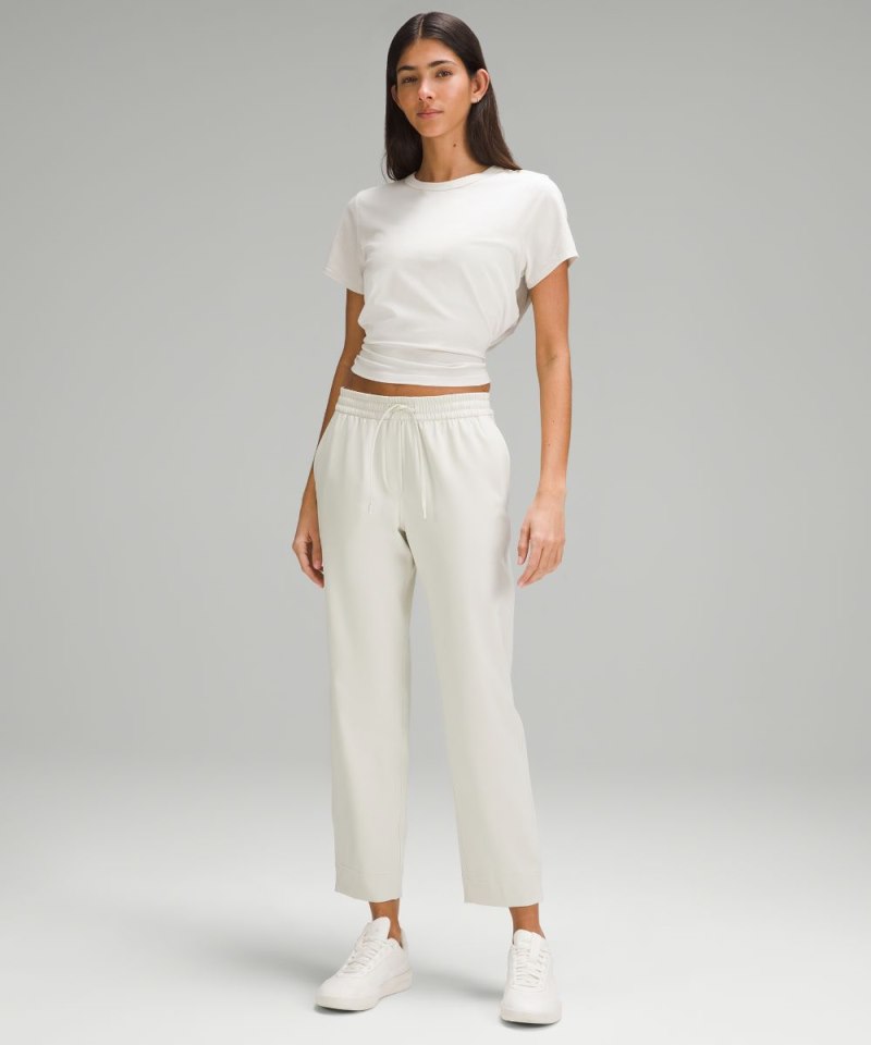 Lululemon Tapered-Leg Mid-Rise Pant 7 / 8 Length *Luxtreme Bone Online Outlet Sale