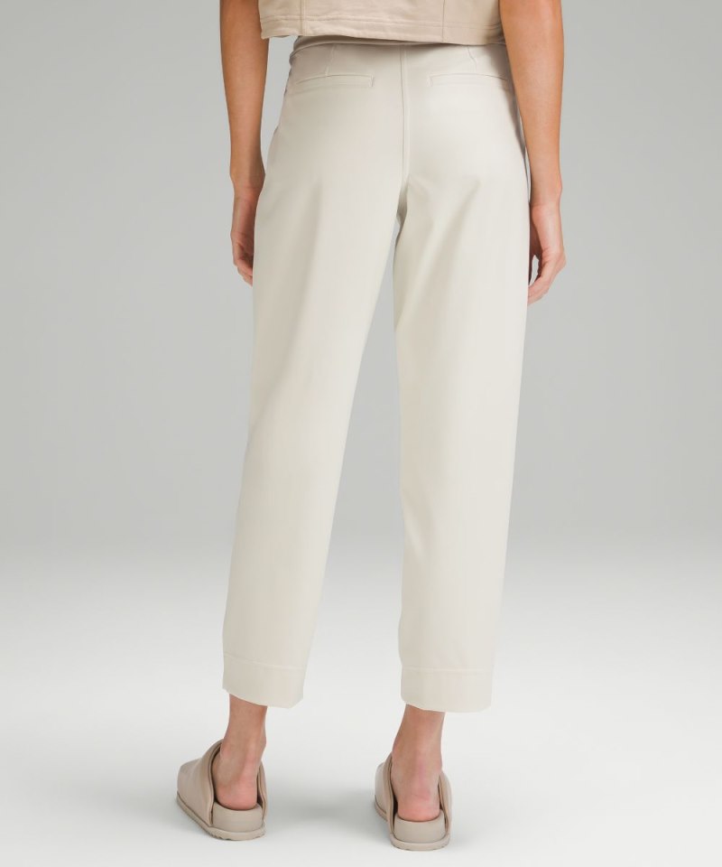 Lululemon Tapered-Leg Mid-Rise Pant 7 / 8 Length *Luxtreme Bone Online Outlet Sale