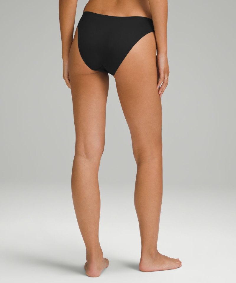 Lululemon Nulu Mesh Wundermost Mid-Rise Bikini Underwear Black Online Outlet Sale