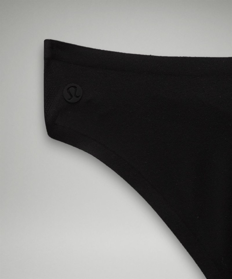 Lululemon Nulu Mesh Wundermost Mid-Rise Bikini Underwear Black Online Outlet Sale