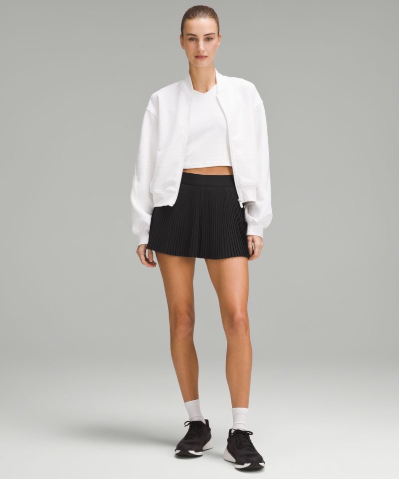 Lululemon Varsity High-Rise Pleated Tennis Skirt Black Online Outlet Sale