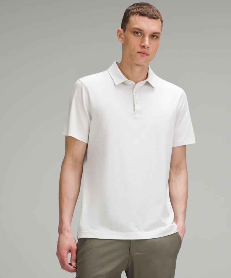 Lululemon Evolution Short-Sleeve Polo Shirt Light Vapor Online Outlet Sale