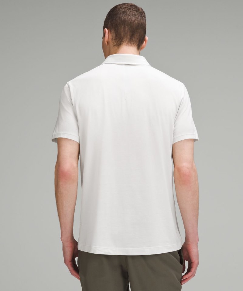 Lululemon Evolution Short-Sleeve Polo Shirt Light Vapor Online Outlet Sale