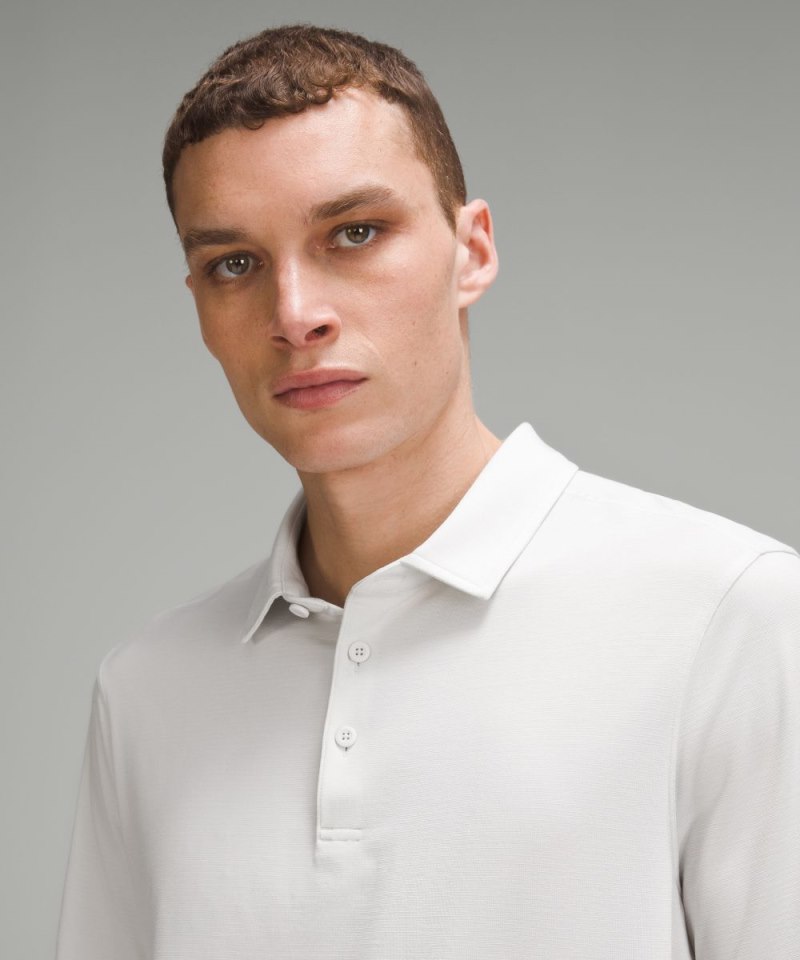 Lululemon Evolution Short-Sleeve Polo Shirt Light Vapor Online Outlet Sale