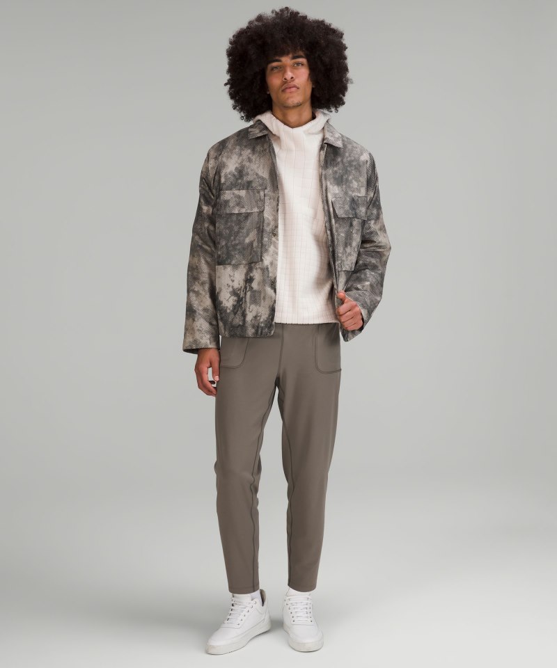 Lululemon lululemon lab Textured-Grid Fleece Hoodie Engineered Sinker Jacquard Light Ivory Online Outlet Sale