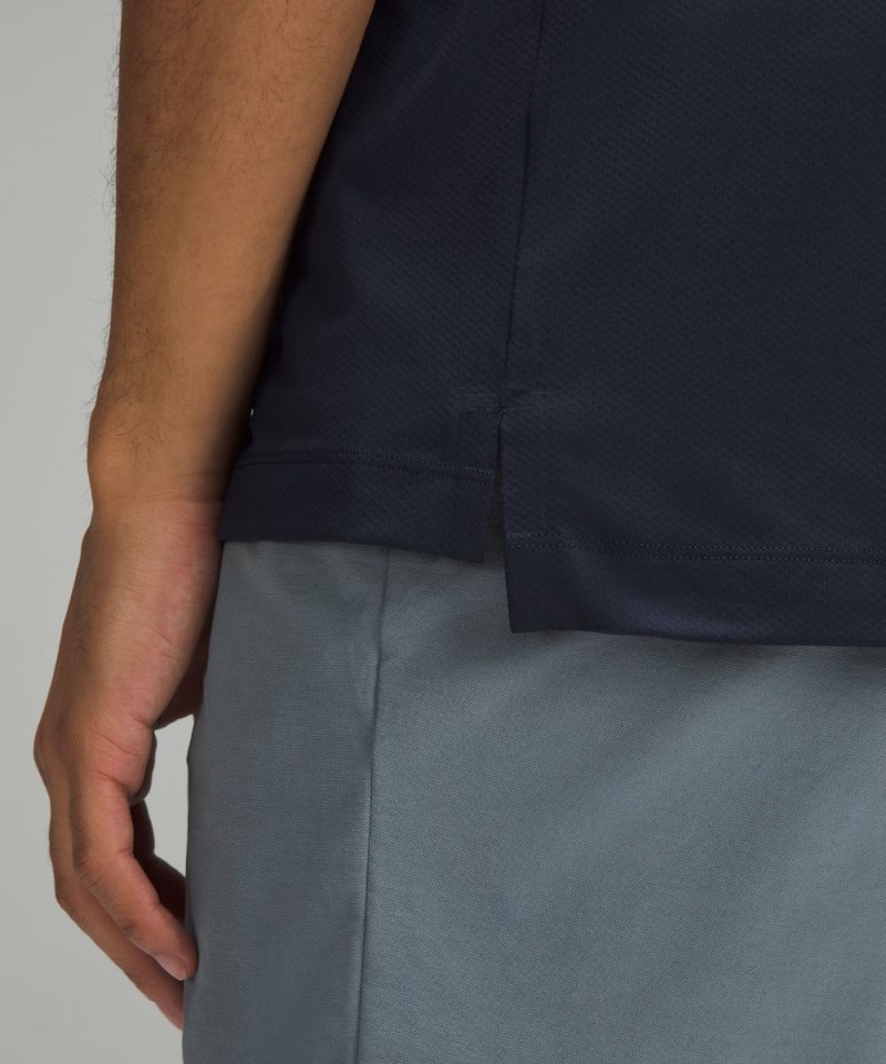 Lululemon Logo Sport Polo Short Sleeve True Navy Online Outlet Sale