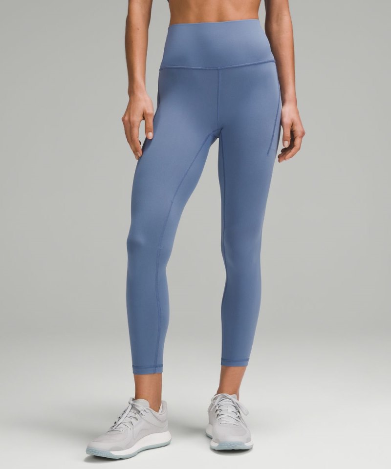 Lululemon Wunder Train High-Rise Tight with Pockets 25" Oasis Blue Online Outlet Sale