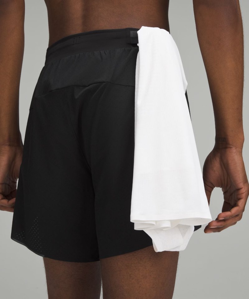 Lululemon Fast and Free Linerless Short 6" Black Online Outlet Sale
