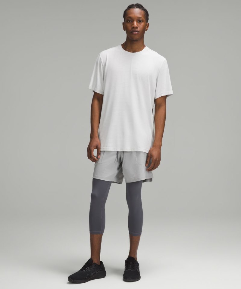 Lululemon License to Train 2-in-1 Tight 21" Silver Drop Online Outlet Sale