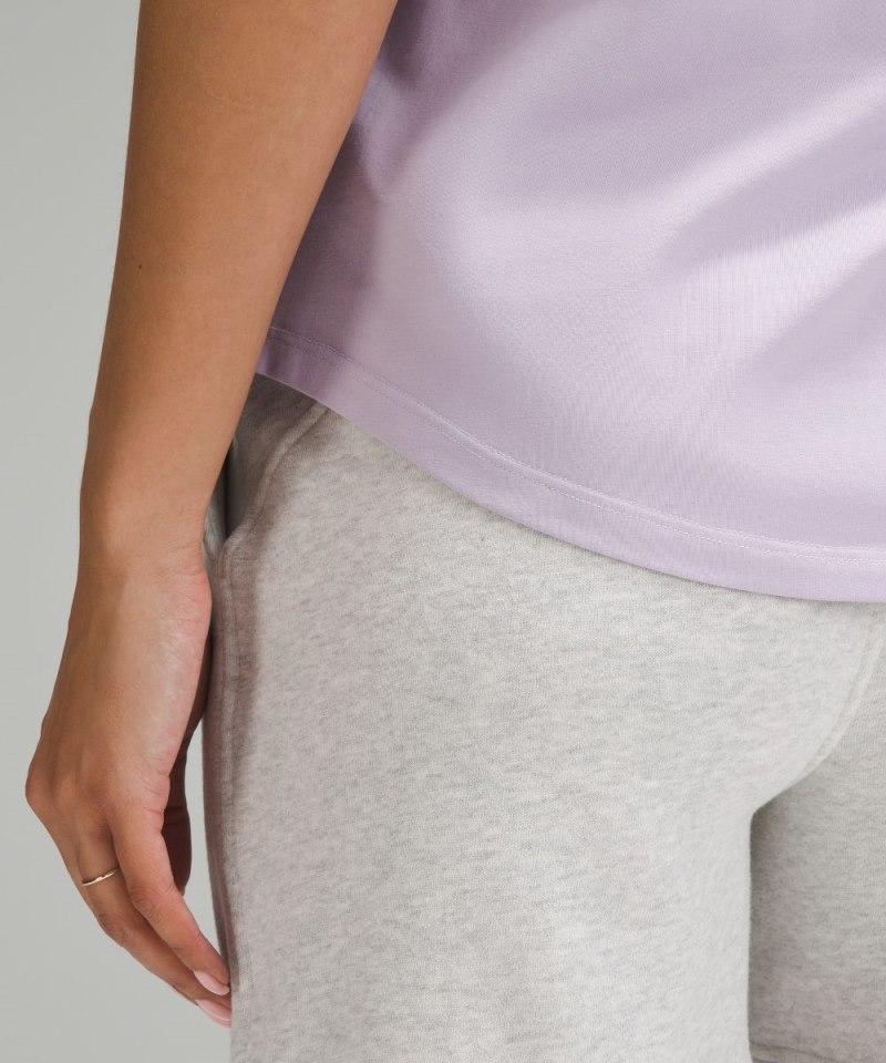 Lululemon Love V-Neck T-Shirt Lilac Ether Online Outlet Sale