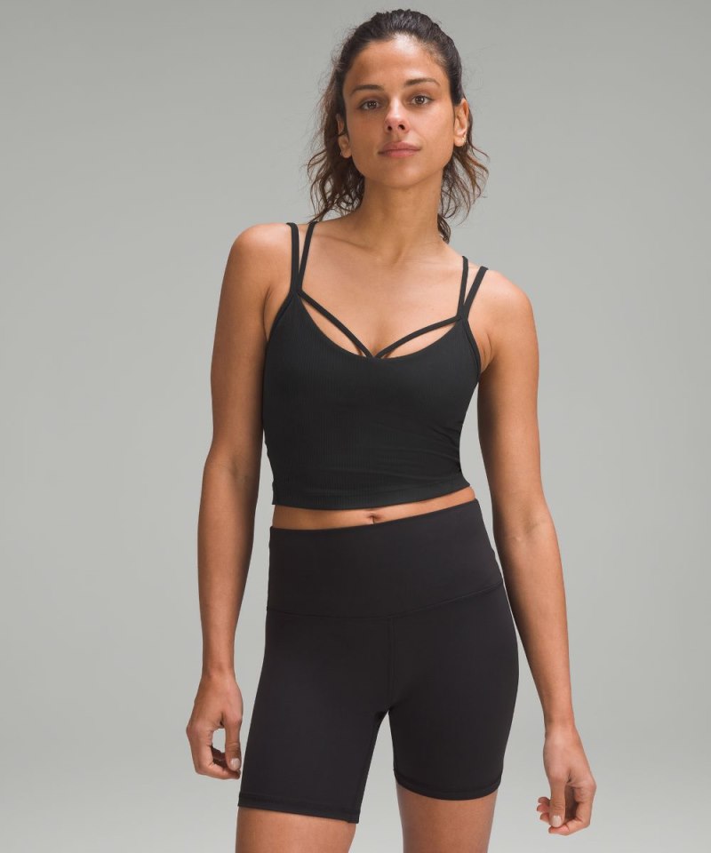 Lululemon lululemon Align™ Strappy Ribbed Tank Top Black Online Outlet Sale