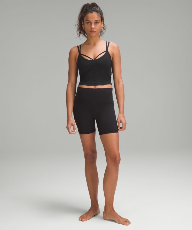 Lululemon lululemon Align™ Strappy Ribbed Tank Top Black Online Outlet Sale