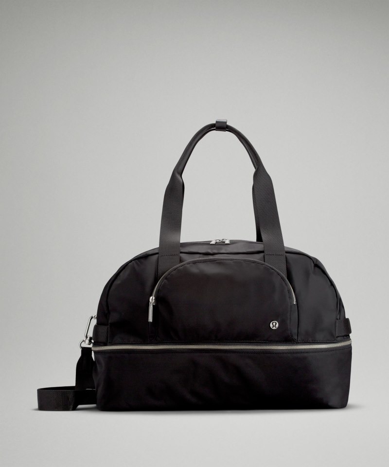 Lululemon City Adventurer Duffle Bag 29L Black Online Outlet Sale