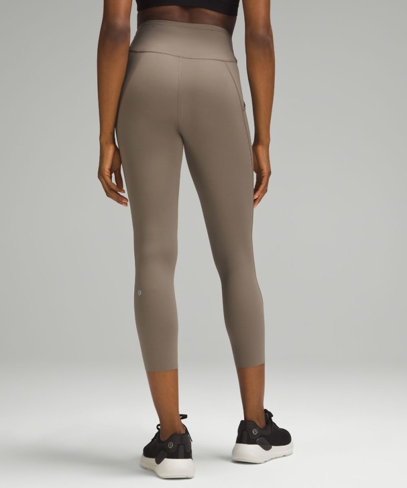 Lululemon Fast and Free High-Rise Crop 23" Pockets *Updated Nomad Online Outlet Sale