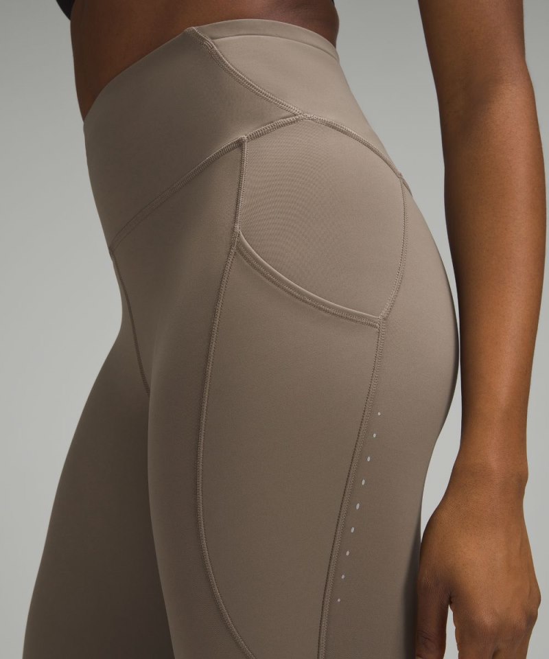 Lululemon Fast and Free High-Rise Crop 23" Pockets *Updated Nomad Online Outlet Sale