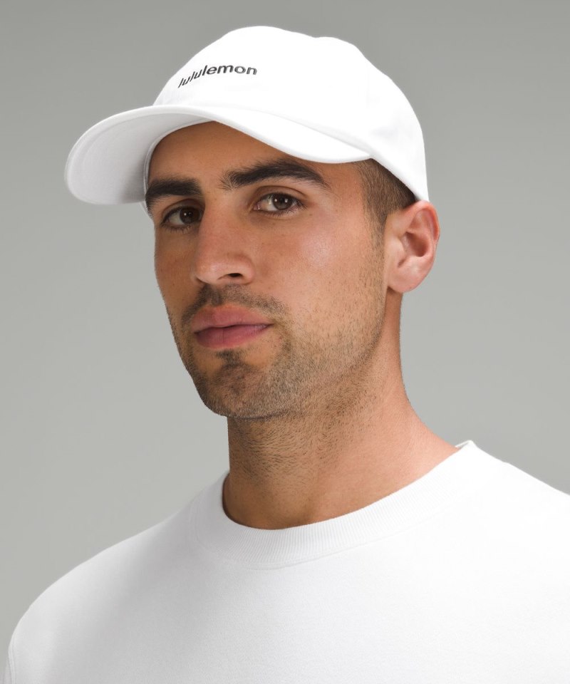 Lululemon Classic Unisex Ball Cap *Wordmark White / Black Online Outlet Sale