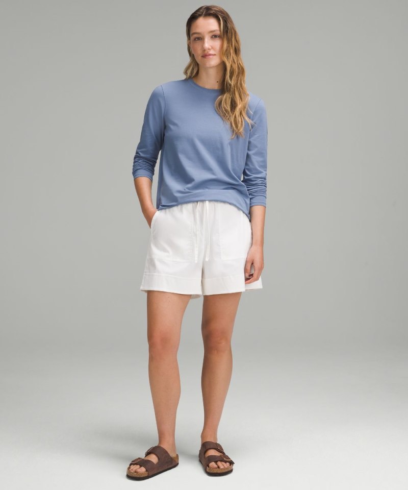 Lululemon Love Long-Sleeve Shirt Oasis Blue Online Outlet Sale