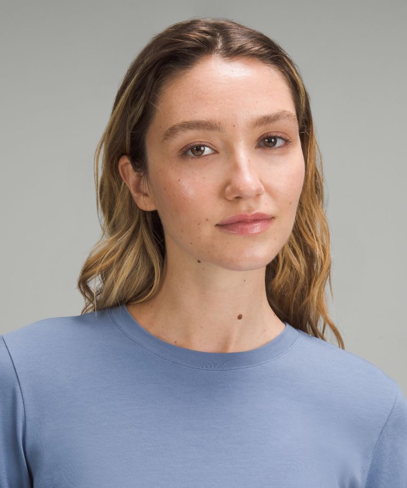 Lululemon Love Long-Sleeve Shirt Oasis Blue Online Outlet Sale