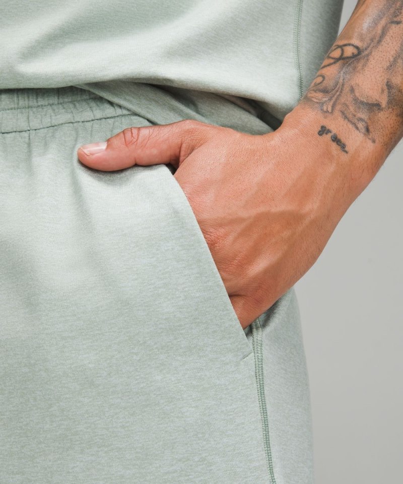 Lululemon Soft Jersey Short 5" Heathered Palm Court / Heathered Frosted Jade Online Outlet Sale