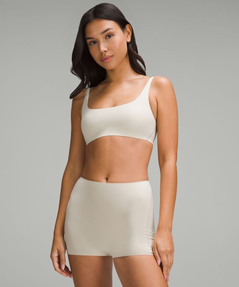 Lululemon Wundermost Ultra-Soft Nulu Scoop-Neck Bralette A–D Cups Mojave Tan Online Outlet Sale