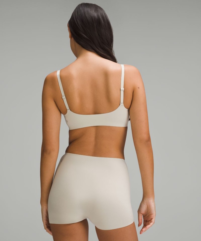 Lululemon Wundermost Ultra-Soft Nulu Scoop-Neck Bralette A–D Cups Mojave Tan Online Outlet Sale