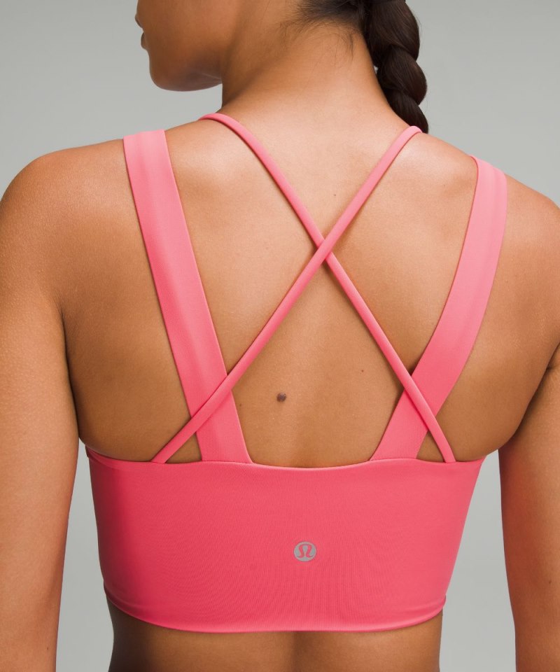Lululemon Like a Cloud Longline Bra *Light Support, D / DD Cup Glaze Pink Online Outlet Sale