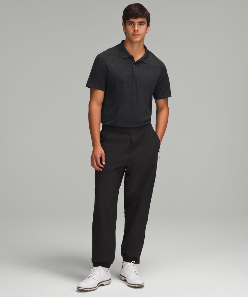 Lululemon Metal Vent Tech Polo Shirt *Updated Fit Graphite Grey / Black Online Outlet Sale