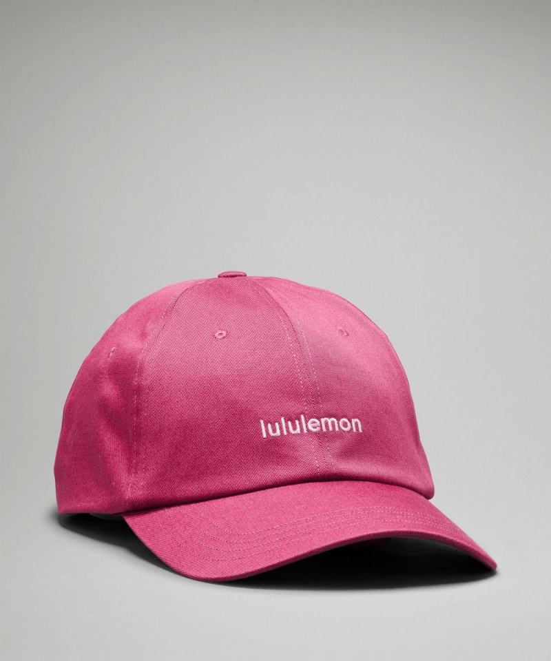 Lululemon Classic Unisex Ball Cap *Wordmark Washed Mauve / Vitapink Online Outlet Sale