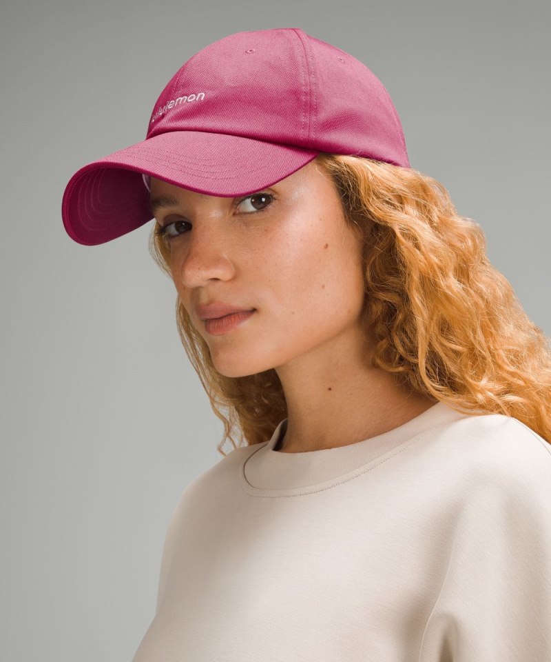 Lululemon Classic Unisex Ball Cap *Wordmark Washed Mauve / Vitapink Online Outlet Sale