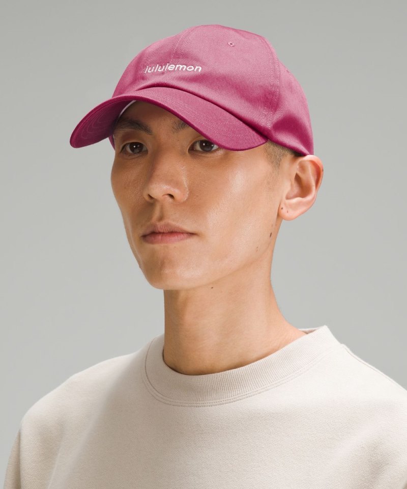 Lululemon Classic Unisex Ball Cap *Wordmark Washed Mauve / Vitapink Online Outlet Sale
