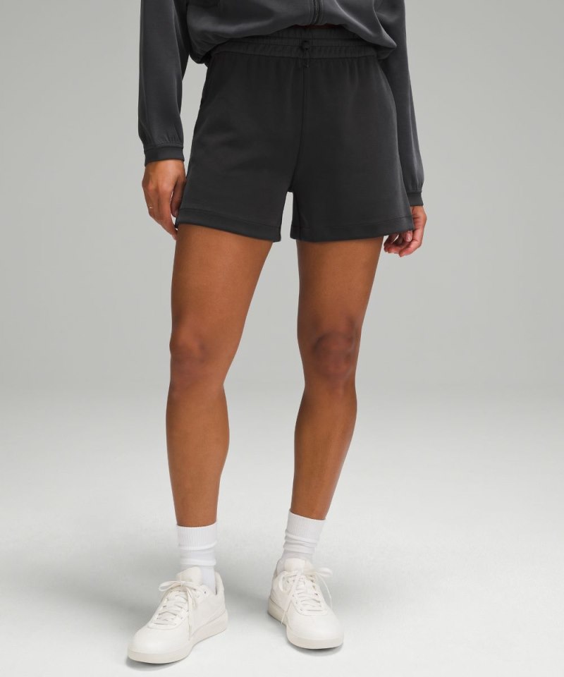 Lululemon Softstreme High-Rise Short 4" Black Online Outlet Sale