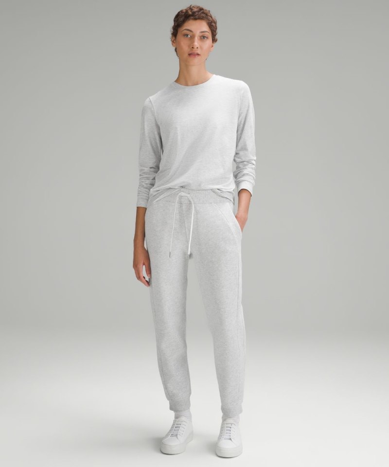 Lululemon Love Long-Sleeve Shirt Heathered Core Ultra Light Grey Online Outlet Sale