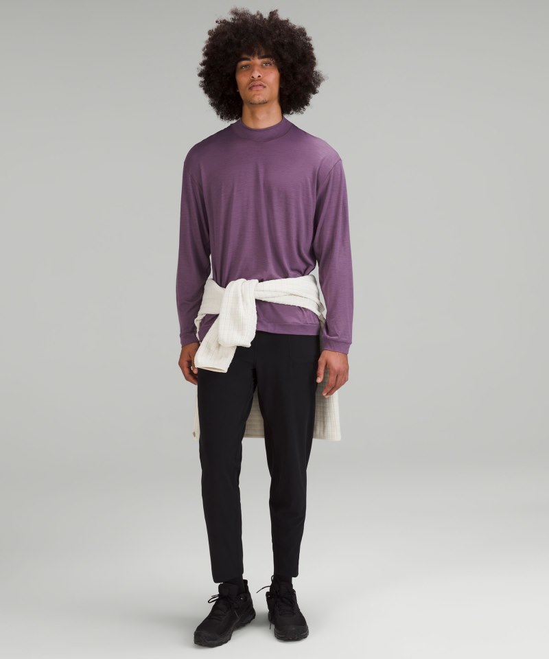 Lululemon lululemon lab Merino Wool-Blend Long-Sleeve Shirt Dusty Amethyst Online Outlet Sale