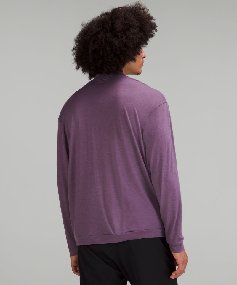 Lululemon lululemon lab Merino Wool-Blend Long-Sleeve Shirt Dusty Amethyst Online Outlet Sale
