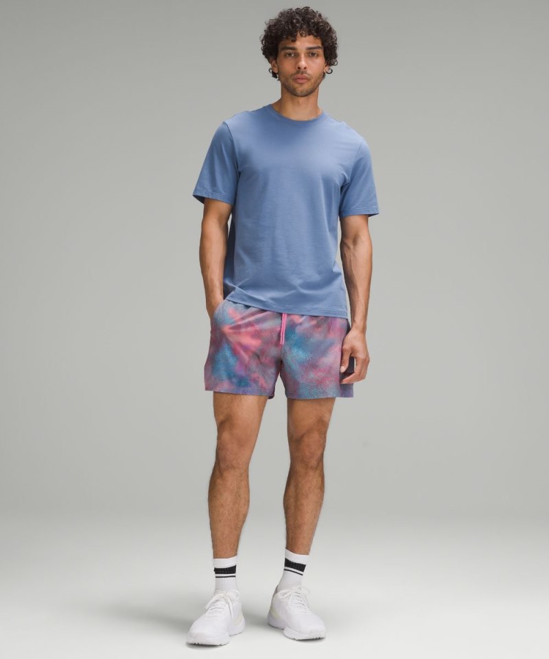 Lululemon Pace Breaker Linerless Short 5" Hazy Afterglow Multi Online Outlet Sale