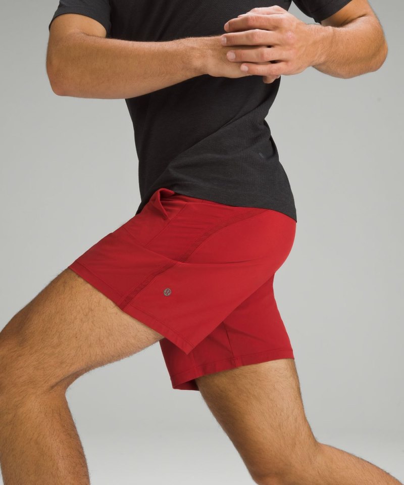 Lululemon Pace Breaker Linerless Short 7" Sport Red Online Outlet Sale