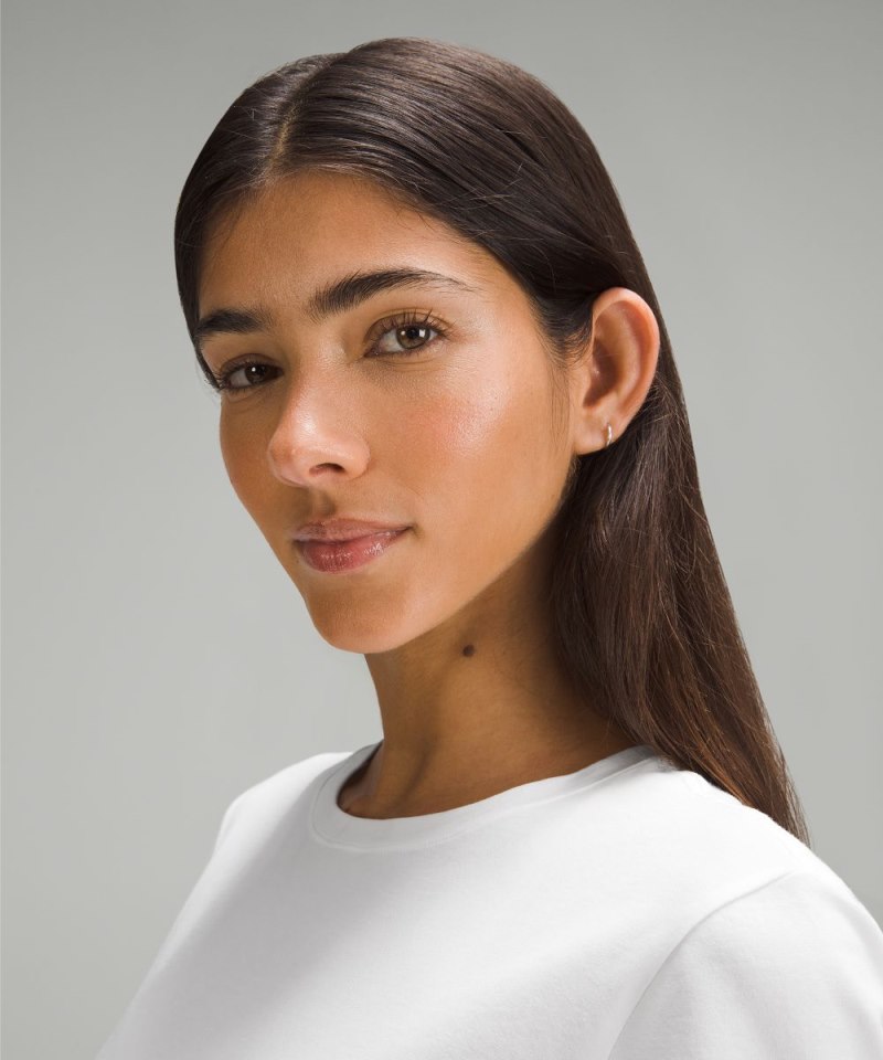 Lululemon Love Curved-Hem Crewneck T-Shirt White Online Outlet Sale