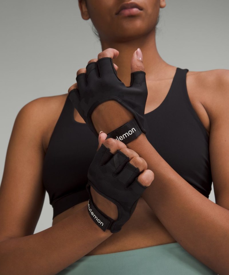 Lululemon Wunder Train Gloves Heritage 365 Camo Mini Deep Coal Multi / Black Online Outlet Sale