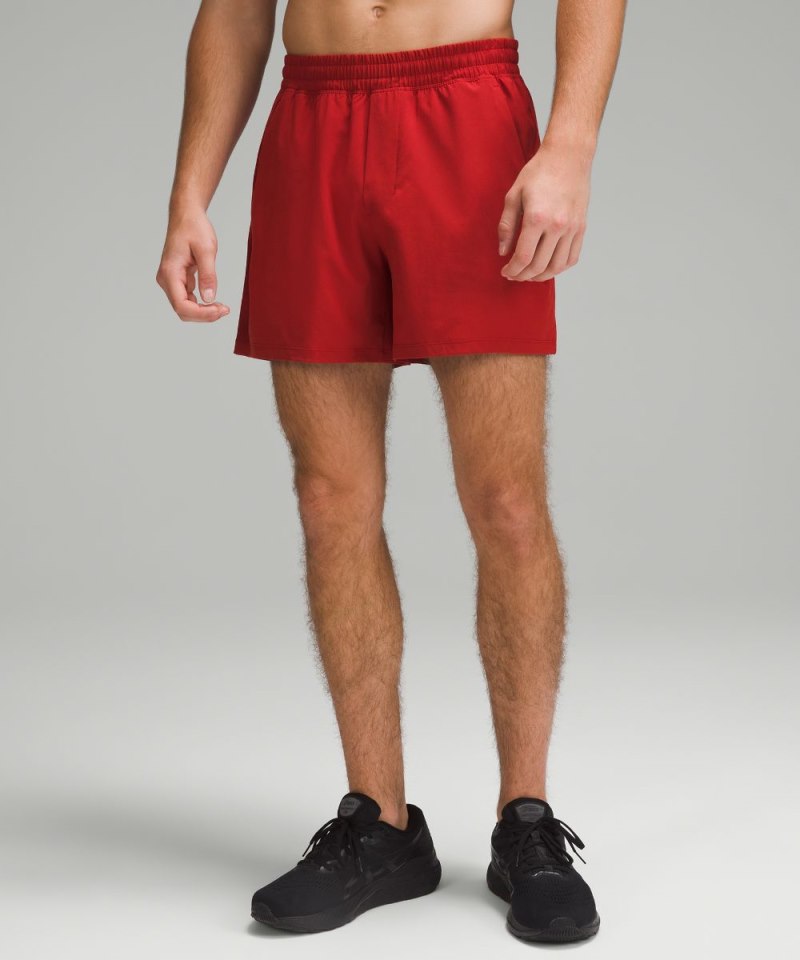 Lululemon Pace Breaker Linerless Short 5" Sport Red Online Outlet Sale