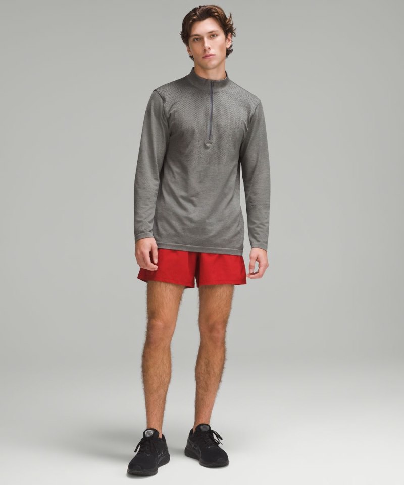 Lululemon Pace Breaker Linerless Short 5" Sport Red Online Outlet Sale