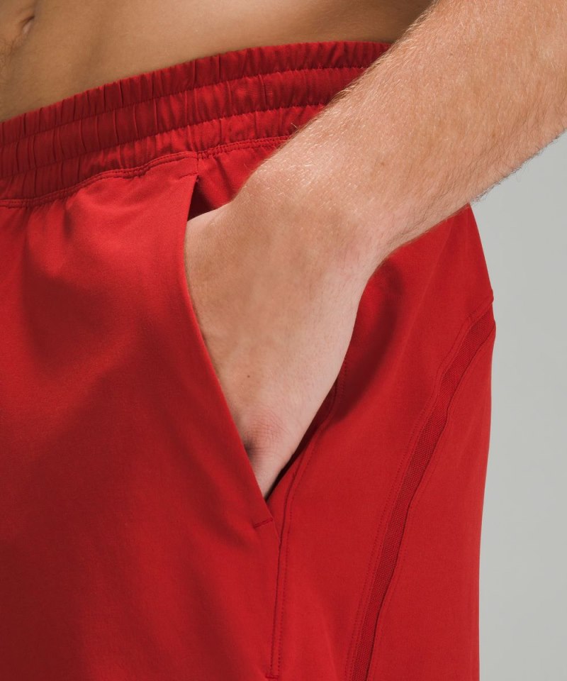 Lululemon Pace Breaker Linerless Short 5" Sport Red Online Outlet Sale