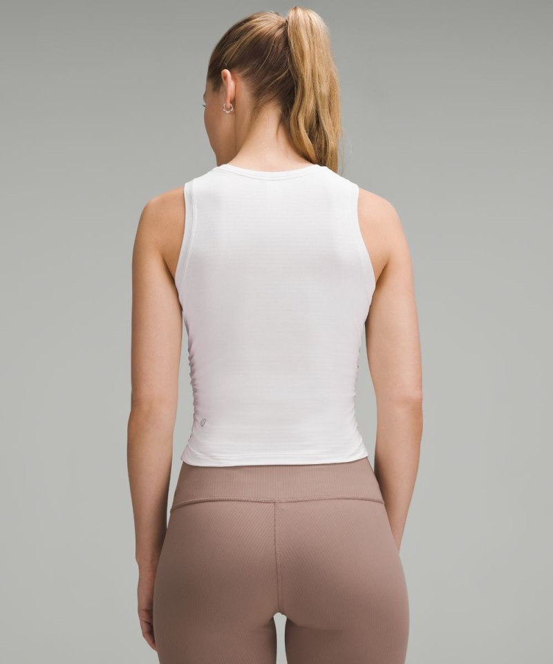 Lululemon License to Train Tight-Fit Tank Top Heathered Light Vapor Online Outlet Sale