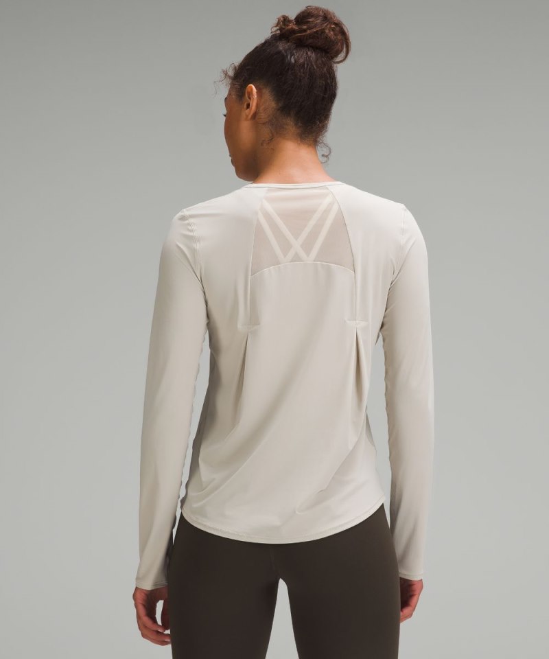 Lululemon Sculpt Long-Sleeve Shirt Mojave Tan Online Outlet Sale