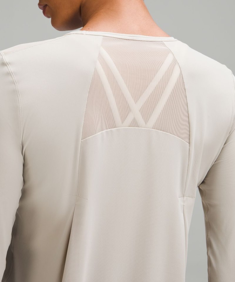 Lululemon Sculpt Long-Sleeve Shirt Mojave Tan Online Outlet Sale
