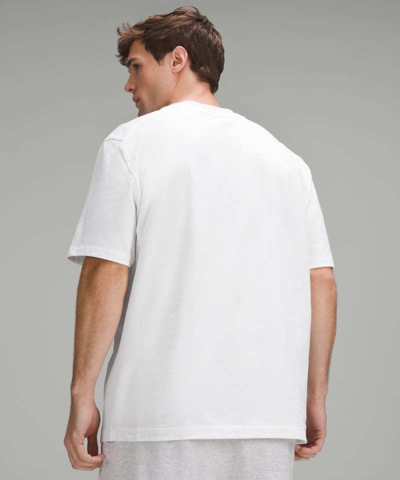 Lululemon Heavyweight Cotton Jersey T-Shirt White Online Outlet Sale