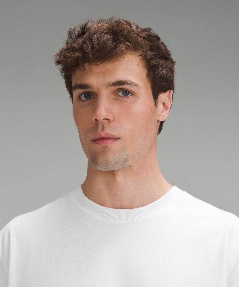 Lululemon Heavyweight Cotton Jersey T-Shirt White Online Outlet Sale