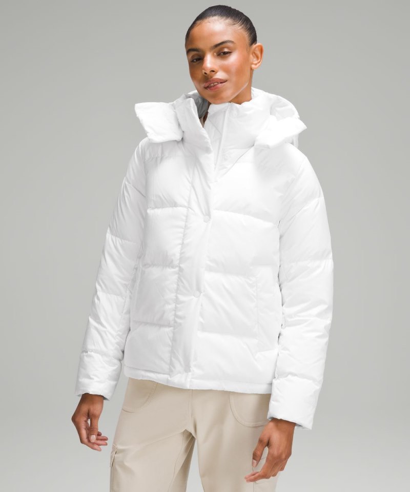 Lululemon Wunder Puff Jacket White Online Outlet Sale