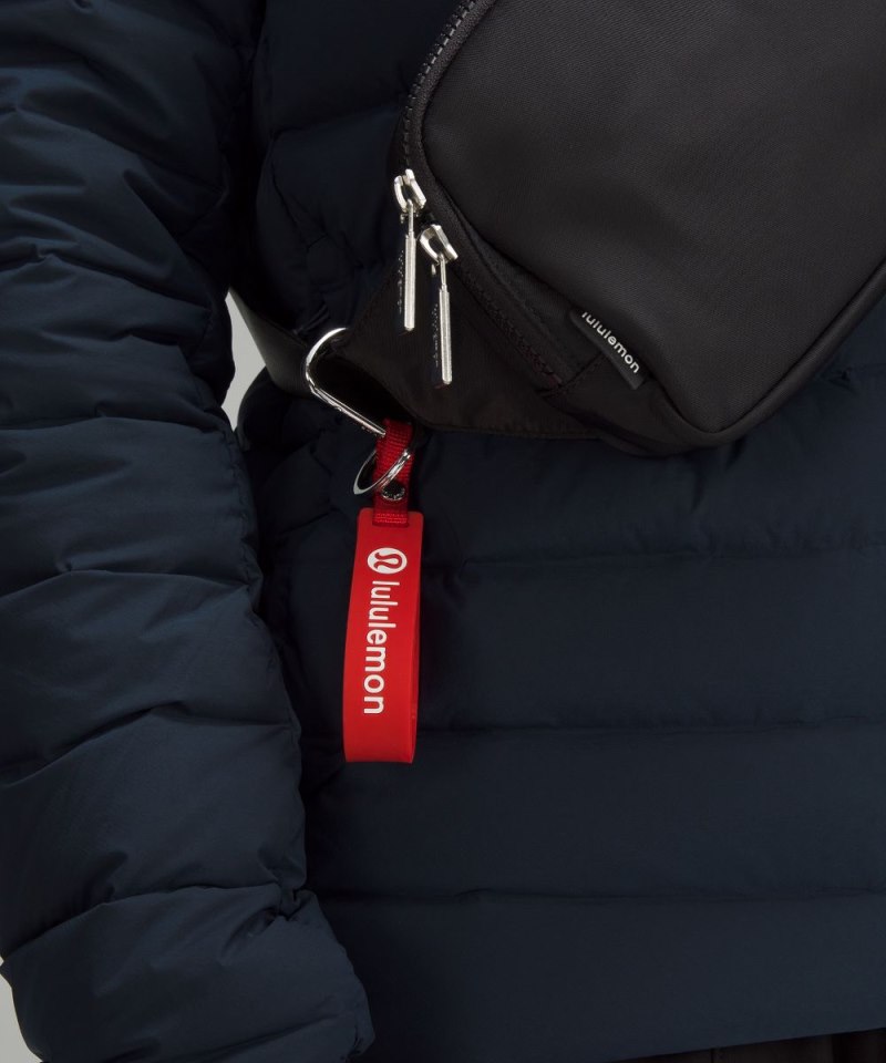 Lululemon Silicone Keychain Grenadine Red / White Online Outlet Sale