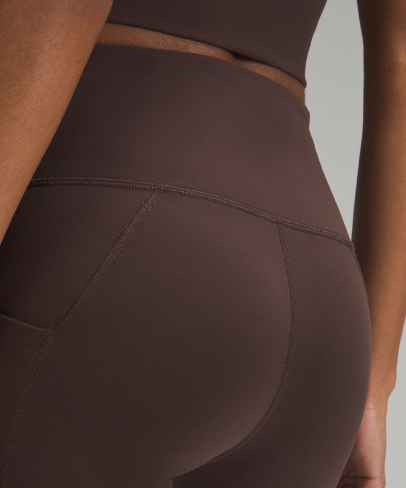 Lululemon Wunder Train High-Rise Tight with Pockets 25" Espresso (not available) Online Outlet Sale